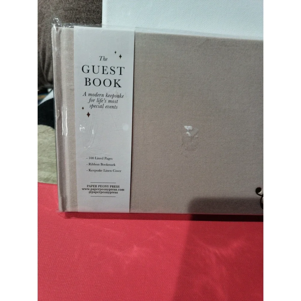 Guest Book: Beautiful Keepsake for Life Special Events - Sign in Book Sealed